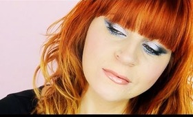Metallic makeup with 3 lip colors (in SLOVENIAN WITH SUBTITLES)