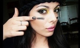 Black and Yellow Super Bowl Makeup Tutorial - Steelers