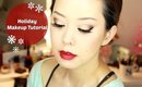 Holiday Makeup Tutorial- Neutral Eyes BOLD Lips