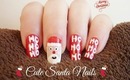 How To - Cute Santa Nails! (For Beginners)
