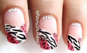 French Manicure Nail Art - (For Beginners)  | Easy Nail Art Designs | SuperWowStyle Prachi