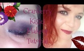 Cranberry Kisses - Christmas makeup tutorial