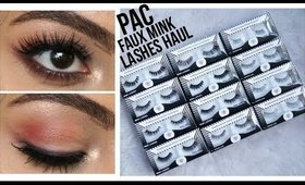 PAC Eyelashes Haul & Try on Review | Stacey Castanha