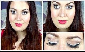 Spring Makeup Tutorial ♡ White Liner & Coral Lips