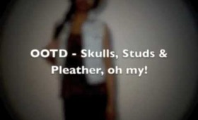 OOTD: Skulls, Studs & Pleather Oh My !