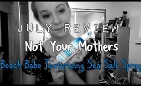 Not Your Mother's Sea Salt Spray | Monthy Review: July 2013