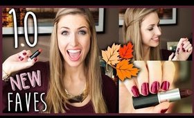 10 NEW September Favorites!! | 🍂 #5DAYSOFFALL