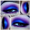 Purple & blue eyeshadow