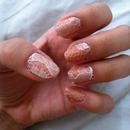 Lace on my nails! 