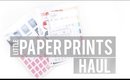 LITTLE PAPER PRINTS HAUL