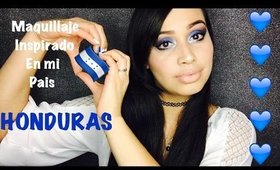 💙Maquillaje Inspirado en la Independencia de Honduras🇭🇳|Catracha|Centroamérica💙