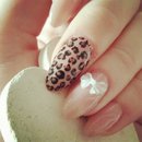leopard chic nail art