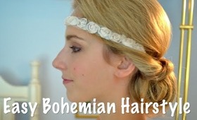 Easy Bohemian Hairstyle