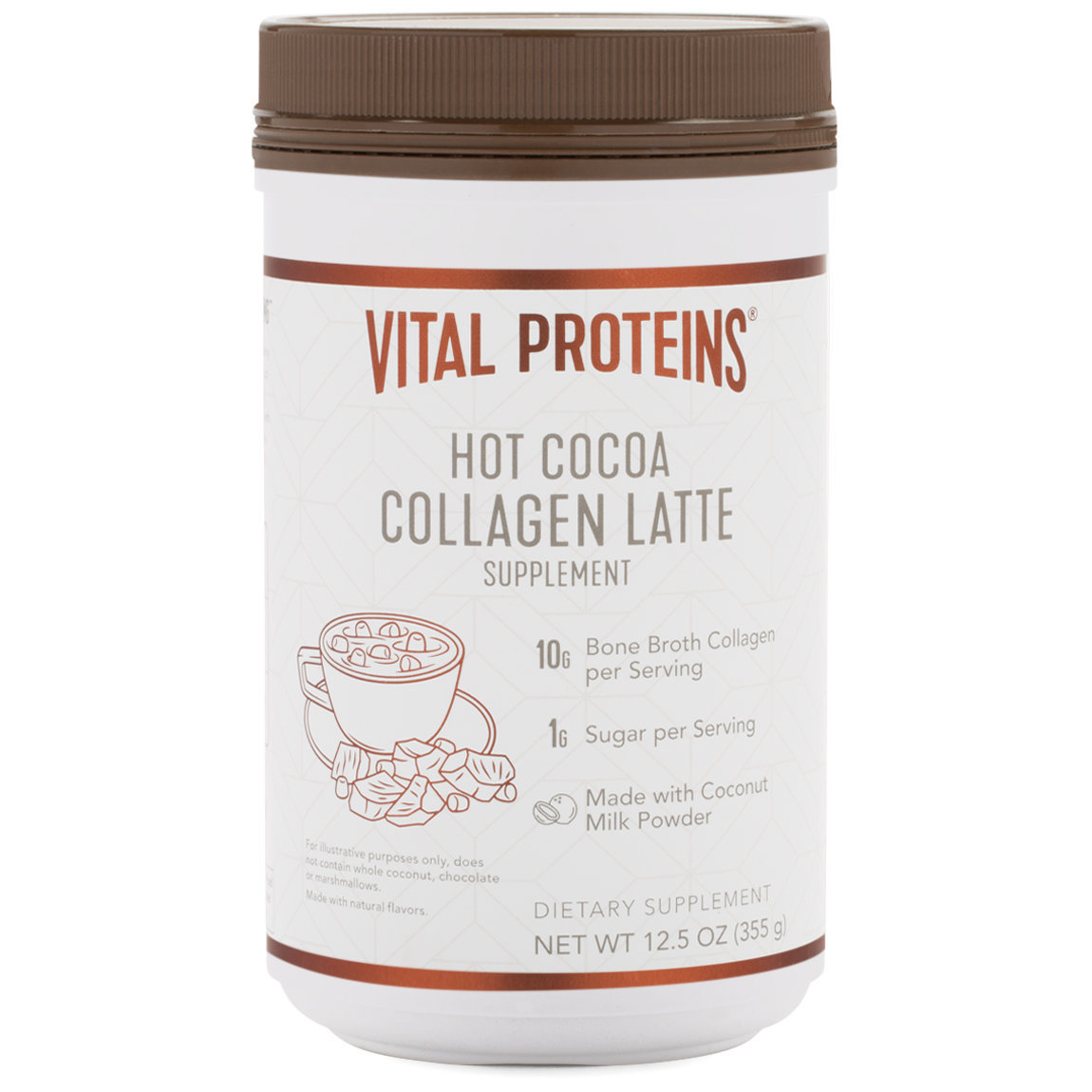 Vital Proteins Collagen Latte - Hot Cocoa alternative view 1 - product swatch.