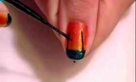 Summer Sunset Nail Art