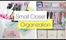 Small Closet Organization and Storage - Tips and DIY