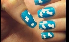 Cute Cloud Nail Tutorial Easy