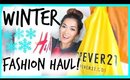WINTER FASHION HAUL! Forever 21, Nordstrom, Urban Outfitters, H&M + More!