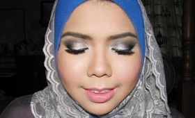 Silver & Blue Smoky Eyes Using FCC