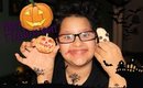 Halloween Healthy Snacks Ghost and Pumpkin- Merienda de Halloween Calabaza y Fantasma