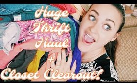 THRIFT HAUL AND CLOSET HAUL TO RESELL ON POSHMARK AND EBAY | Summer Thrift Haul