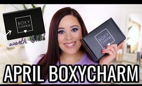 BOXYCHARM APRIL 2019! HIGH VALUE BUT WORTH $21?