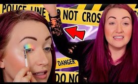 I Tried a MURDER MAKEUP LINE- and It was a MESS omg