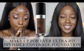 FIRST IMPRESSION | MAKE UP FOR EVER ULTRA HD FOUNDATION in R530