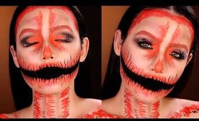 Jack-O-Lantern Halloween Makeup Tutorial