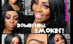 BOMBSHELL SMOKEY EYE! | HOLIDAY MAKEUP