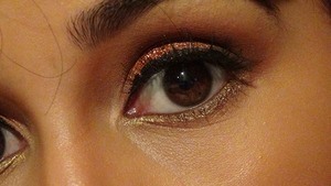 Sparkling Fall Pigment Makeup