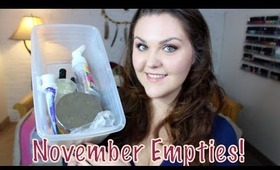 November Empties!!