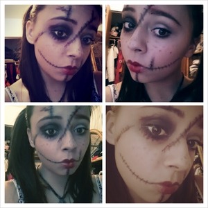 This was my first try at a Creepy Doll look :) What do you think?