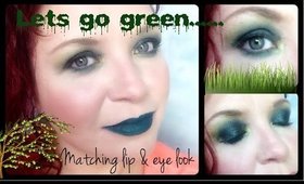 Dark Green with a twist - Eye tutorial/GRWM