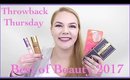 Throwback Thursday: Best of Beauty 2017