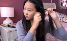 Valentine's Day Hair: Half Up with Romantic Curls