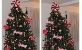 Decorate my Peppermint Candy land Christmas Tree with me!