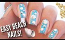 Easy Summer Beach Nail Art | DIY Nail Design Using Studs!
