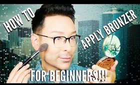 HOW TO APPLY BRONZER for BEGINNERS | mathias4makeup