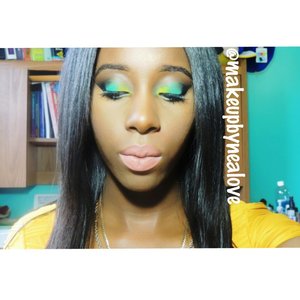 Jamaican flag inspired look with nude lips
More pictures on my Instagram: @makeupbynealove