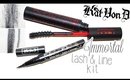 Review & Swatches: KAT VON D Immortal Lash & Line Kit | Mascara + Liquid Eyeliner!