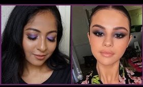 SELENA GOMEZ Inspired Makeup Look | Purple & Smokey | Stacey Castanha