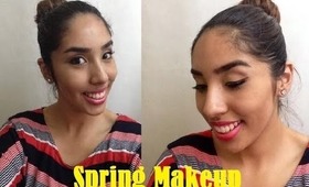 Spring makeup W/ Pop of color (Talk thru Tutorial)