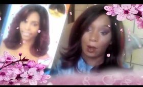 My New Wig Lona Hubby Got for my bday   Freetress equal