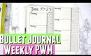 Simple Bullet Journal Weekly Layout, Bullet Journal Weekly Spread Ideas, Bujo Plan With Me June