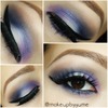 Purple smokey eye