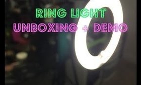 Neewer Ring Light Unboxing + Demo