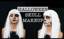 Halloween Half Skull Makeup Tutorial