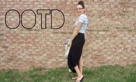 Maxi Skirt & Crop Top | OOTD