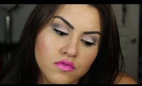 Lorac Pro Tutorial with Bright Pink Lips